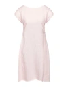 Rossopuro Woman Midi Dress Pink Size S Linen