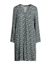 Rossopuro Midi Dresses In Sage Green