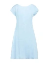 Rossopuro Woman Midi Dress Sky Blue Size Xs Linen