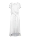 Rossopuro Woman Midi Dress White Size M Viscose