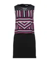 Rossopuro Short Dresses In Black