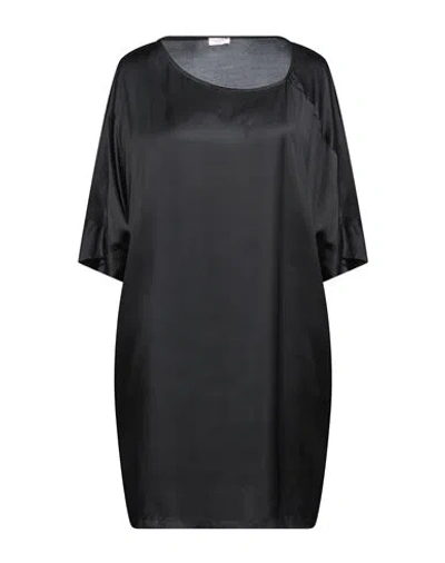 Rossopuro Woman Mini Dress Black Size Xs Viscose