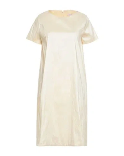 Rossopuro Woman Mini Dress Ivory Size L Polyester, Nylon, Elastane In White