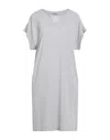 Rossopuro Short Dresses In Grey