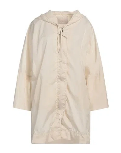 Rossopuro Woman Overcoat & Trench Coat Beige Size L Polyamide