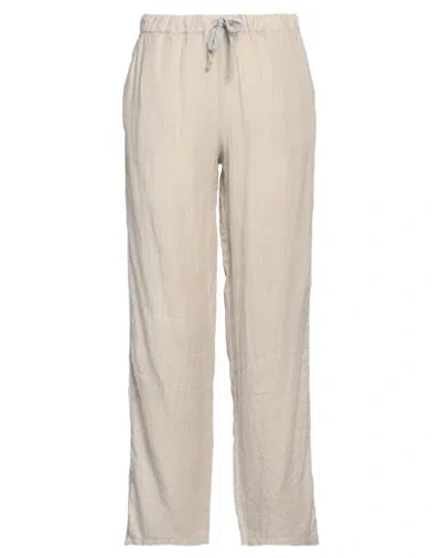 Rossopuro Woman Pants Beige Size Xxl Linen
