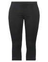 Rossopuro Woman Pants Black Size 10 Cotton, Elastane