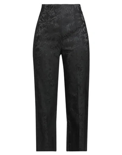 Rossopuro Woman Pants Black Size 10 Polyester, Acetate