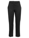 Rossopuro Woman Pants Black Size 14 Cotton, Elastane