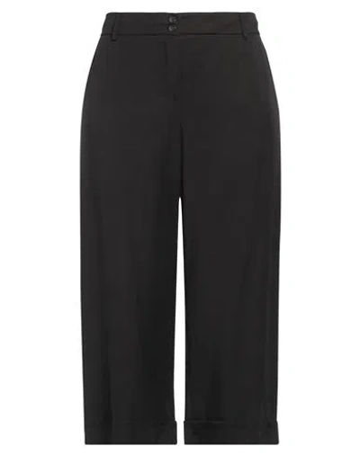 Rossopuro Woman Pants Black Size 16 Lyocell