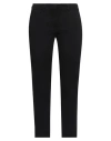 Rossopuro Woman Pants Black Size 4 Cotton, Elastane
