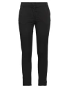 Rossopuro Woman Pants Black Size 6 Cotton, Elastane In Black