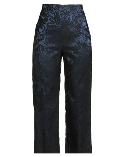 Rossopuro Woman Pants Blue Size 6 Polyester, Acetate