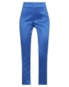 Rossopuro Woman Pants Bright Blue Size Xs Polyester, Nylon, Elastane