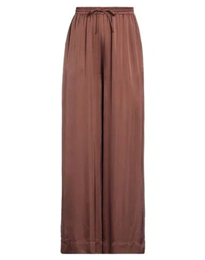 Rossopuro Woman Pants Brown Size Xl Viscose