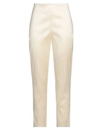 Rossopuro Woman Pants Cream Size Xxs Polyester, Nylon, Elastane In White