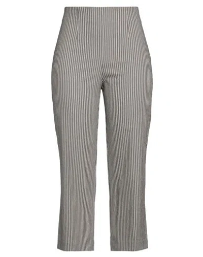 Rossopuro Woman Pants Khaki Size 10 Polyester, Cotton In Beige