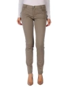 Rossopuro Woman Pants Khaki Size 4 Cotton, Elastane In Beige