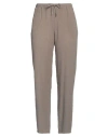Rossopuro Woman Pants Khaki Size Xl Cotton, Viscose In Beige