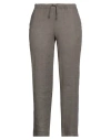 Rossopuro Woman Pants Khaki Size L Linen, Viscose In Beige