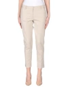 Rossopuro Woman Pants Light Grey Size 14 Cotton, Elastane In White