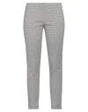 Rossopuro Woman Pants Light Grey Size 6 Cotton, Polyamide, Elastane In Grey