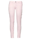 Rossopuro Woman Pants Light Pink Size 4 Cotton, Elastane