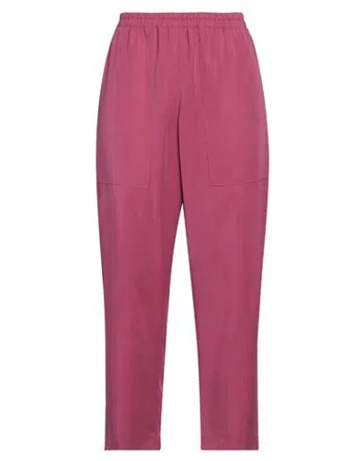 Rossopuro Woman Pants Mauve Size 6 Lyocell In Purple