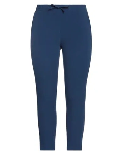 Rossopuro Woman Pants Midnight Blue Size S Polyester, Elastane