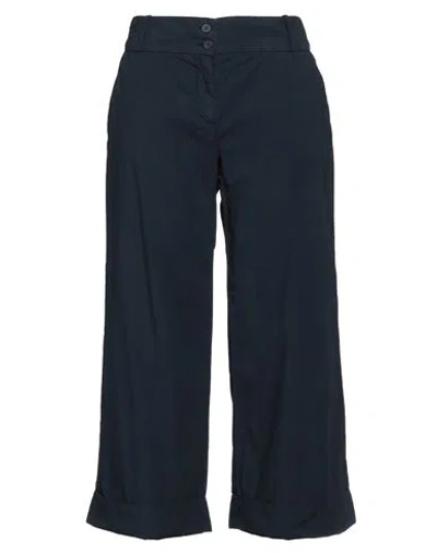 ROSSOPURO ROSSOPURO WOMAN PANTS NAVY SIZE 6 COTTON