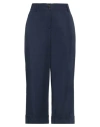 Rossopuro Woman Pants Navy Blue Size 6 Lyocell