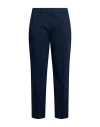Rossopuro Woman Pants Navy Size 10 Cotton, Elastane In Blue