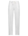 Rossopuro Woman Pants Off White Size Xl Cotton, Viscose