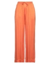Rossopuro Woman Pants Orange Size Xl Viscose