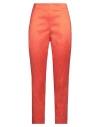Rossopuro Woman Pants Rust Size Xl Polyester, Nylon, Elastane In Red