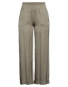 Rossopuro Woman Pants Sage Green Size L Viscose In Sage Green