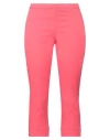 Rossopuro Woman Pants Tomato Red Size 8 Cotton, Elastane In Orange
