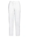 Rossopuro Woman Pants White Size L Linen, Viscose