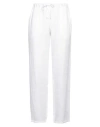 Rossopuro Woman Pants White Size S Linen