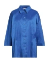 Rossopuro Woman Shirt Midnight Blue Size Xl Polyester, Nylon, Elastane