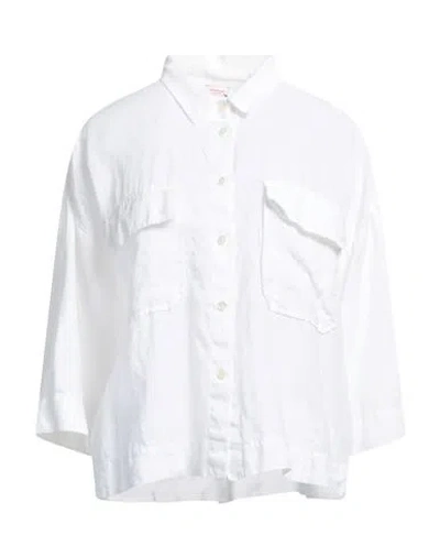 Rossopuro Woman Shirt White Size S Linen