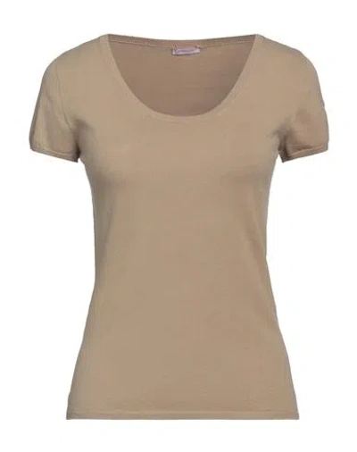Rossopuro Woman Sweater Beige Size 8 Cotton, Polyester