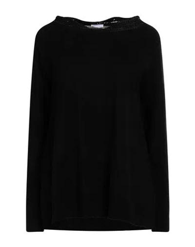 Rossopuro Woman Sweater Black Size M Cotton