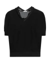 Rossopuro Woman Sweater Black Size S Cotton