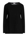 Rossopuro Woman Sweater Black Size Xxl Cotton