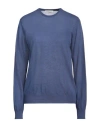 Rossopuro Woman Sweater Blue Size 7 Cotton