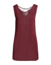 Rossopuro Woman Sweater Burgundy Size S Viscose In Red