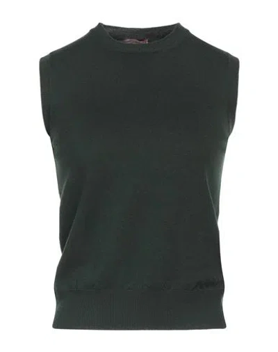 Rossopuro Woman Sweater Dark Green Size 8 Wool