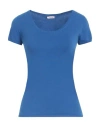 Rossopuro Woman Sweater Light Blue Size 6 Cotton, Polyester