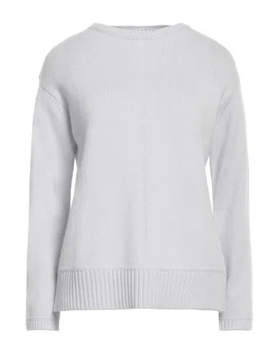 Rossopuro Woman Sweater Light Grey Size 6 Cashmere